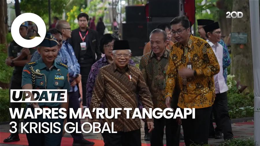 Wapres Maruf Tanggapi 3 Krisis Global pada Lingkungan Hidup