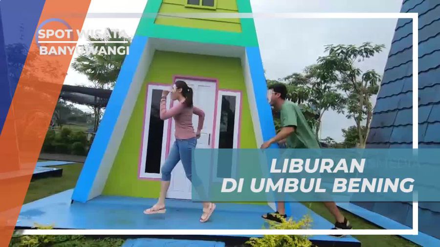 Liburan di Umbul Bening, Banyak Bangunan Aneka Warna, Banyuwangi