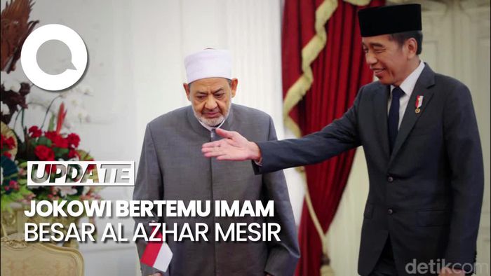 Bertemu Imam Besar Al Azhar, Jokowi Dorong Markaz Tathwir Dibentuk di RI