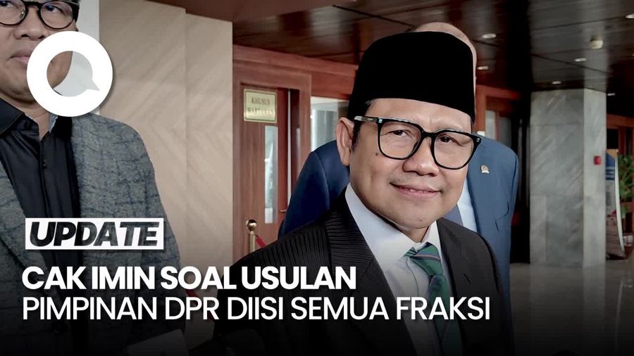 Cak Imin soal Usulan PKS Agar Pimpinan DPR RI Diisi Semua Fraksi: Sulit