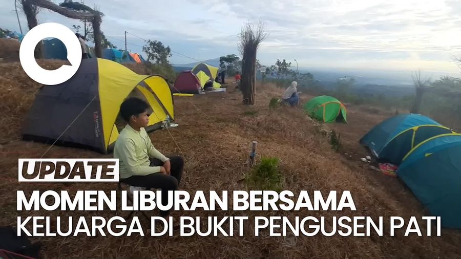 Serunya Camping di Bukit Pengusen Bisa Lihat Kota Pati Dari Lereng Muria 