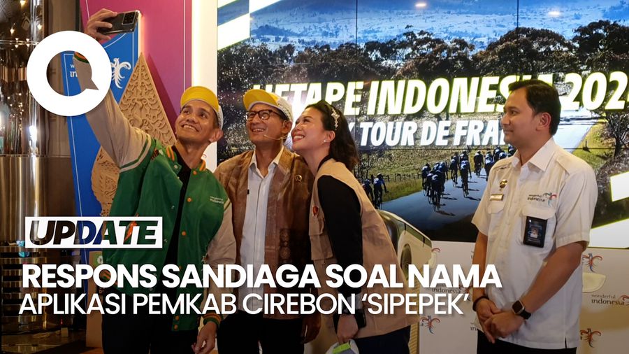 Sandiaga Minta Nama Aplikasi Pemkab Cirebon Sipepek Diganti