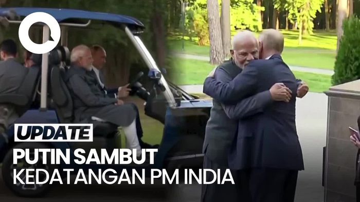 Sambutan Hangat Putin ke PM India Modi, Sopiri hingga Berpelukan