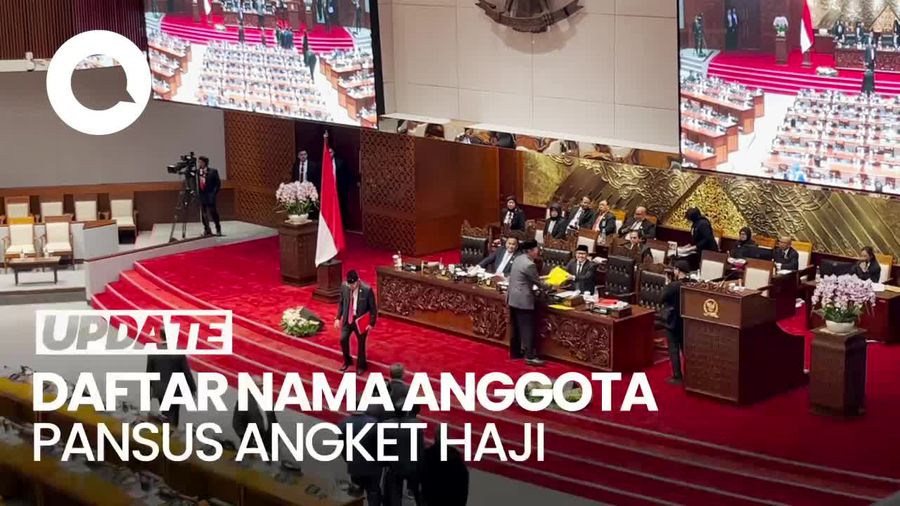 DPR Tetapkan 30 Anggota Pansus Angket Haji, Ini Daftar Nama dan Fraksinya
