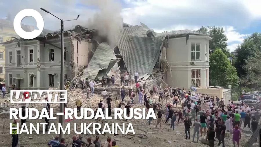36 Orang di Ukraina Tewas karena Rudal Rusia, RS Anak Juga Hancur