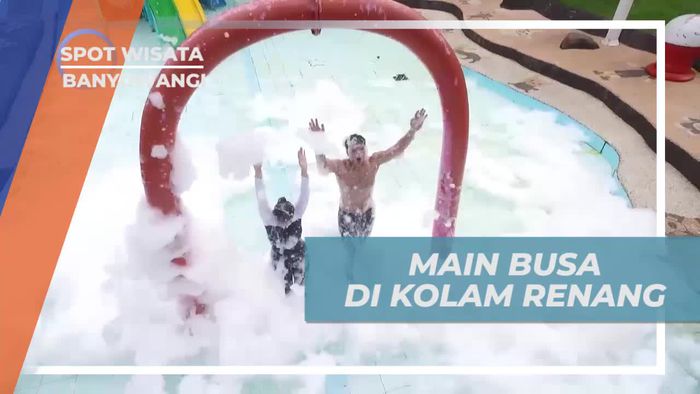 Bermain Busa di Kolam Renang Umbul Bening Banyuwangi