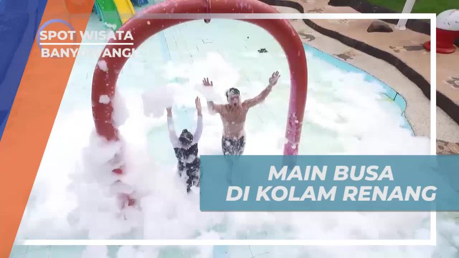 Bermain Busa di Kolam Renang Umbul Bening Banyuwangi