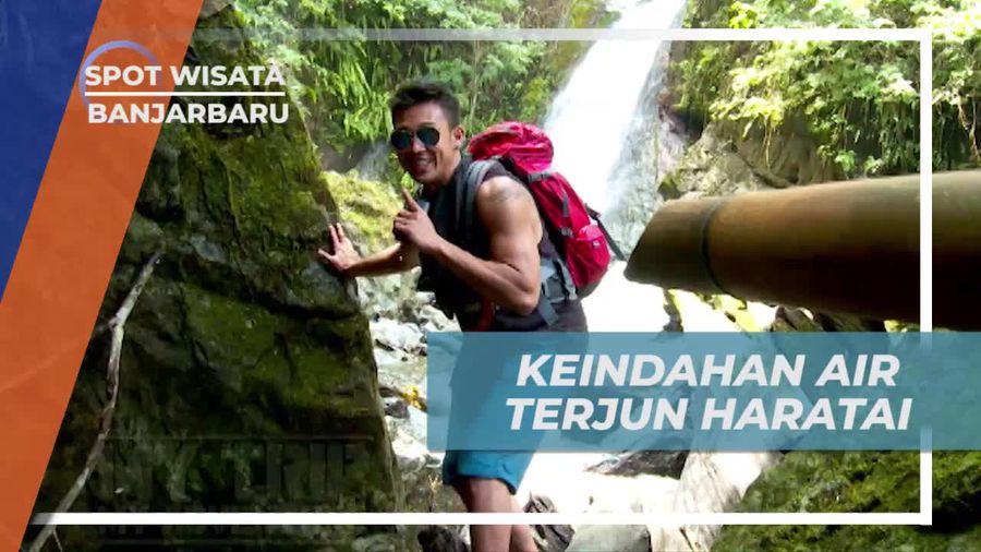 Melihat Dari Dekat Keindahan Air Terjun Haratai Banjarbaru 