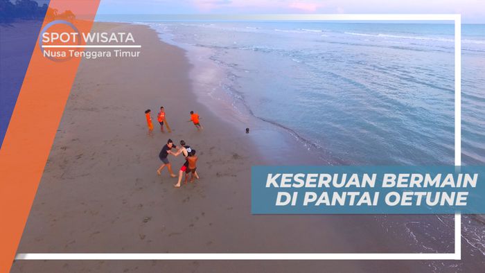 Menikmati Keseruan Bareng Anak-anak Lokal di Pantai Oetune, NTT