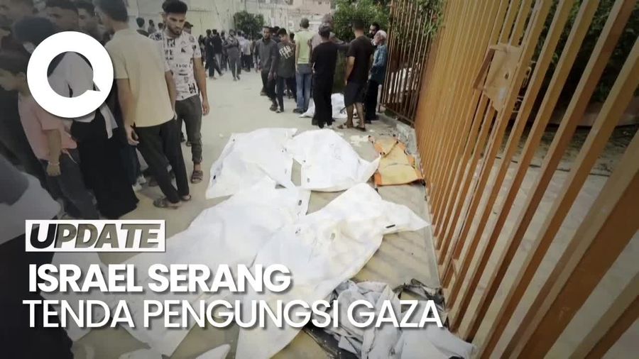 Israel Serang Tenda Pengungsi di Sekolah Gaza, 29 Orang Tewas