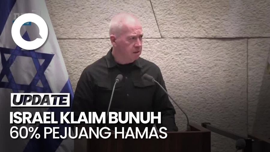 Israel Klaim Bunuh-Lukai 60% Pejuang Hamas di Gaza
