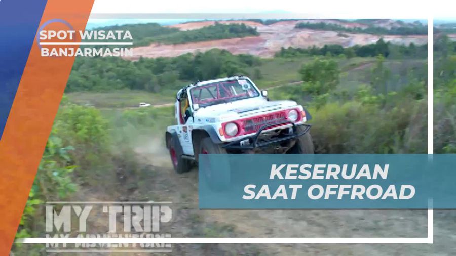 Menerjang Medan Tanjakan Offroad Seru di Banjarmasin 