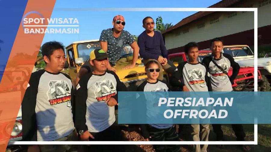 Persiapan Bermain Offroad Bersama Komunitas, Banjarmasin