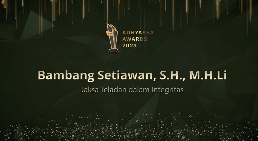 Jaksa Teladan dalam Integritas