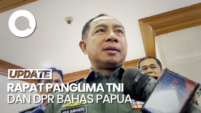 Rapat Tertutup Komisi I DPR-Panglima TNI Bahas Anggaran Keamanan Papua