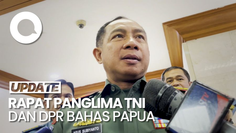Rapat Tertutup Komisi I DPR-Panglima TNI Bahas Anggaran Keamanan Papua