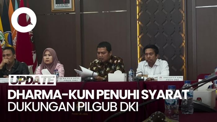 Dharma-Kun Lolos Verifikasi Administrasi Calon Independen Pilgub DKI