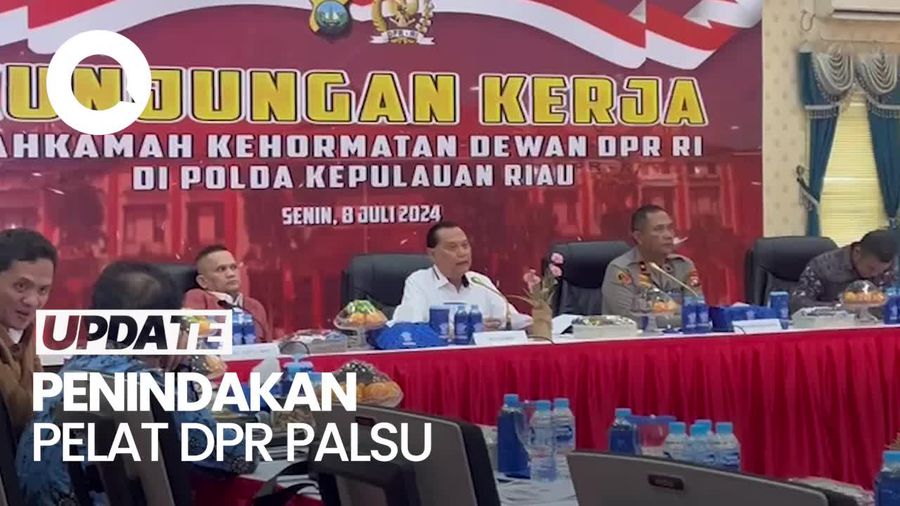 MKD Sambangi Polda Kepri, Minta Tindak Pelat DPR Palsu