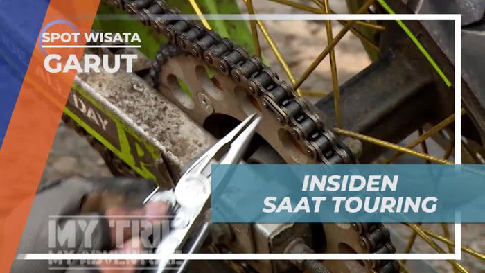 Insiden Saat Touring Naik Sepeda Motor, Garut 