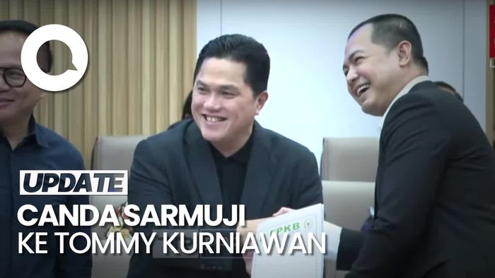 Canda Sarmuji ke Tommy Kurniawan saat Rapat Komisi VI: Calon Menteri