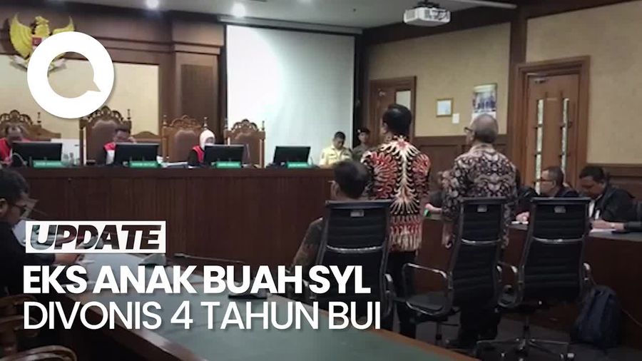 M Hatta Eks Anak Buah SYL Divonis 4 Tahun Penjara Kasus Pemerasan