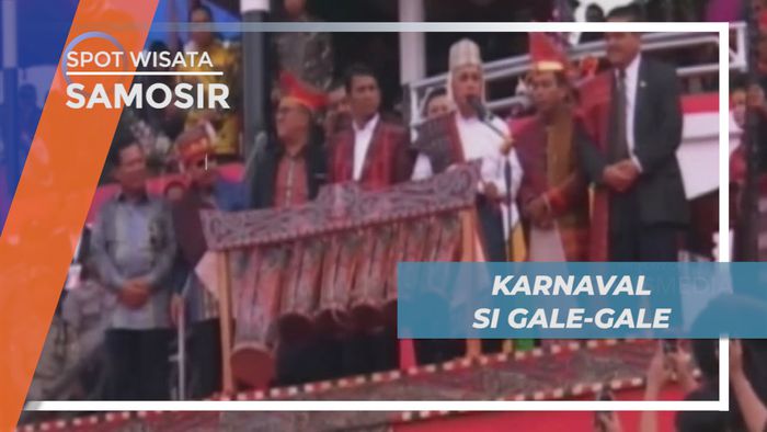 Meriahnya Pertunjukan Si Gale-gale dalam Gelaran Karnaval Danau Toba, Samosir