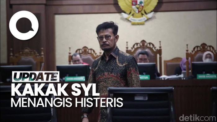 Keluarga SYL Menangis Histeris saat Dengar Vonis 10 Tahun Bui