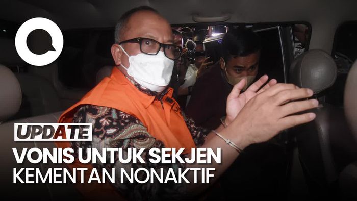 Sekjen Kementan Nonaktif Kasdi Subagyono Divonis 4 Tahun Penjara