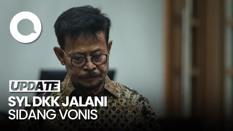 Momen SYL Dipeluk Keluarga Jelang Sidang Vonis Kasus Korupsi Kementan
