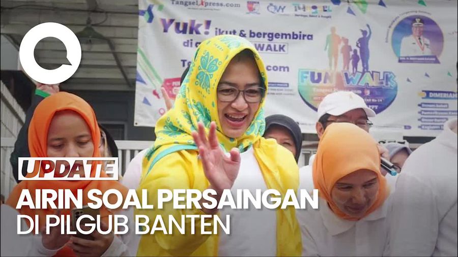 Airin Santai Meski Andra-Dimyati Didukung 7 Parpol di Pilgub Banten