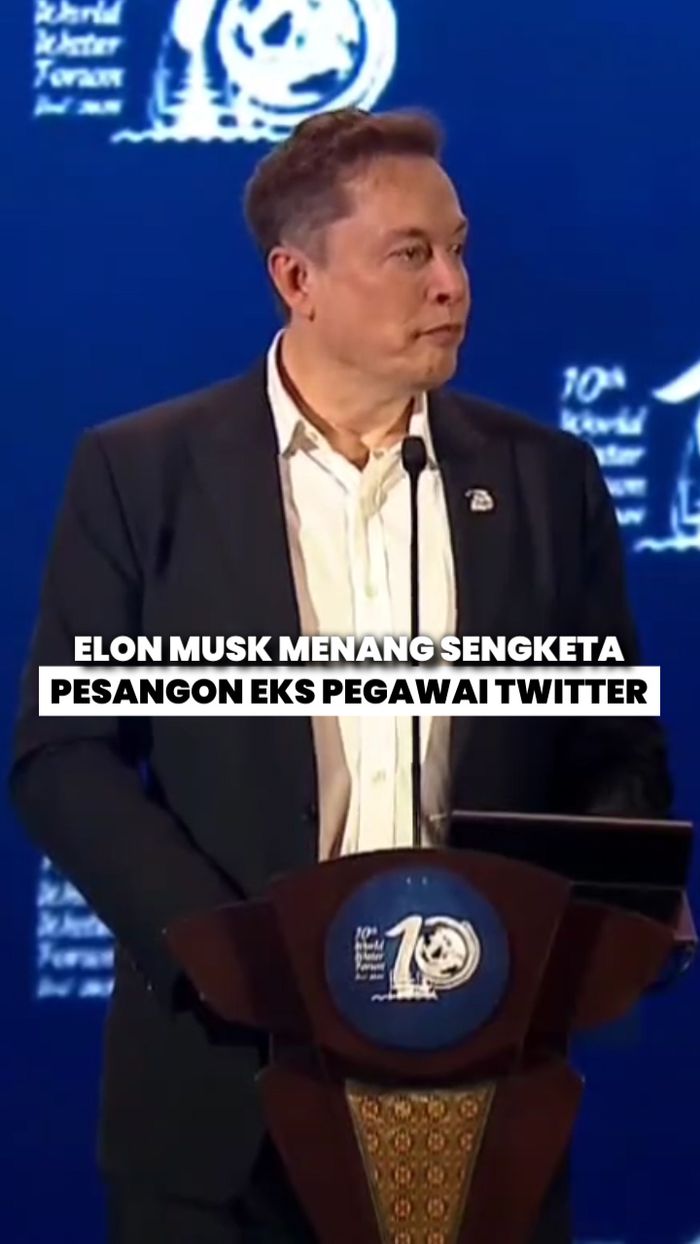 Elon Musk Menang Sengketa Pesangon Eks Pegawai Twitter