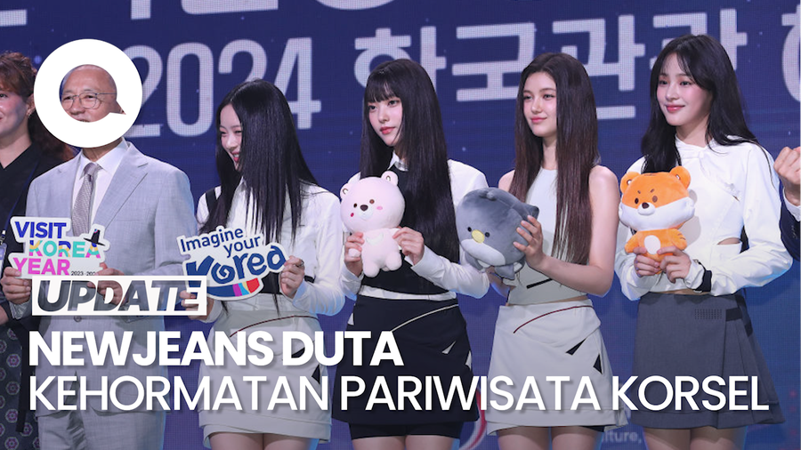  Potret NewJeans saat Dinobatkan Jadi Duta Kehormatan Pariwisata Korsel