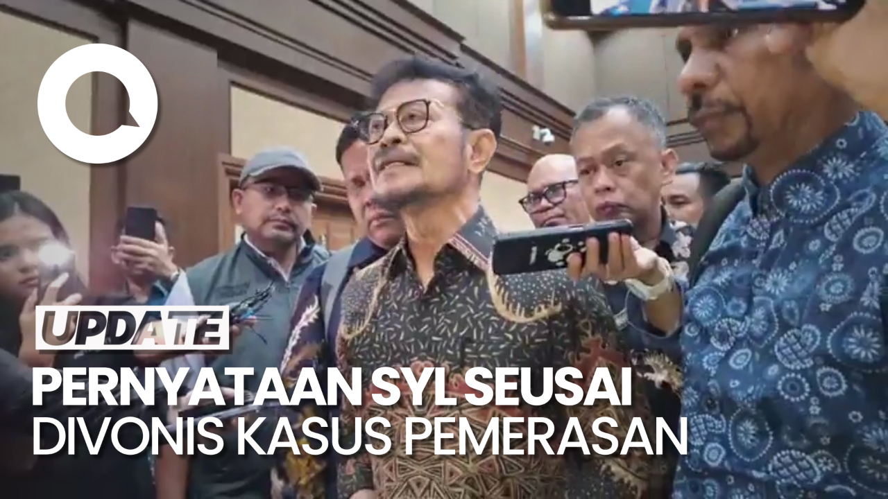 SYL Seusai Divonis 10 Tahun Bui: Konsekuensi Jabatan Saya