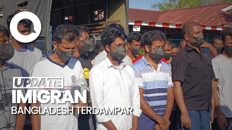 Puluhan Imigran Bangladesh-Rohingya Terdampar di Rote