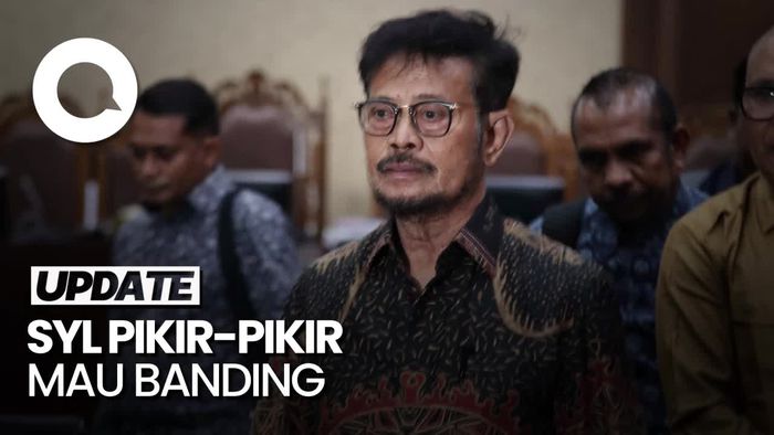 Divonis 10 Tahun, SYL Pikir-Pikir Soal Banding