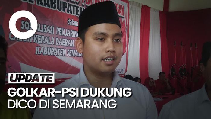 Golkar-PSI Sepakat Dukung Dico Ganinduto di Pilwalkot Semarang