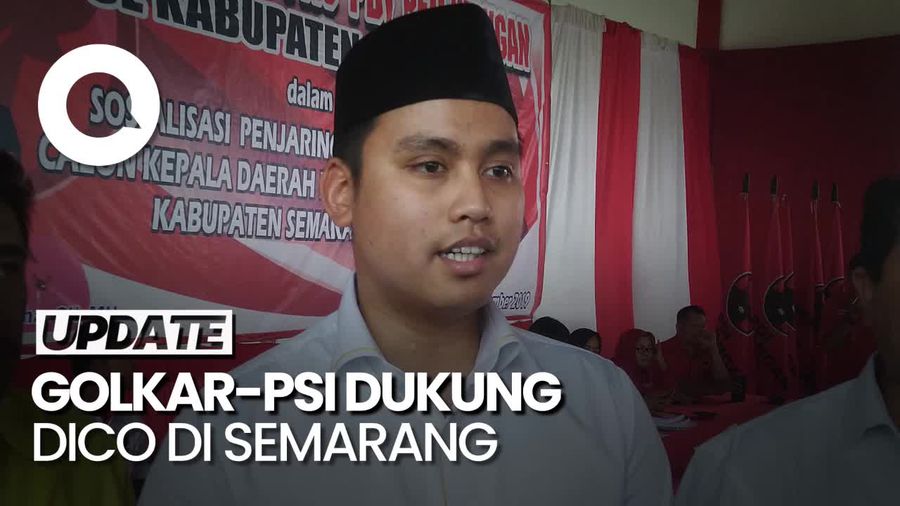 Golkar-PSI Sepakat Dukung Dico Ganinduto di Pilwalkot Semarang