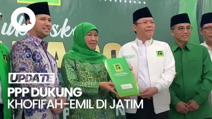 PPP Resmi Usung Khofifah-Emil Dardak Maju Pilgub Jatim