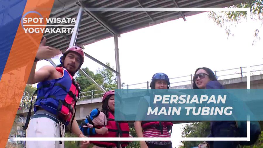 Persiapan Bermain Tubing di Lava Bantal Yogyakarta