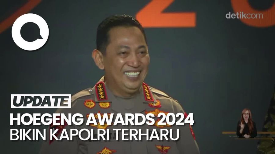 Momen Kapolri Terharu di Acara Hoegeng Awards 2024