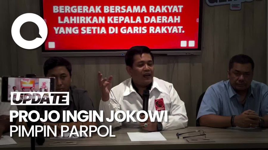 Projo Ingin Jokowi Pimpin Parpol: Mubazir Kalau Buru-buru Pensiun