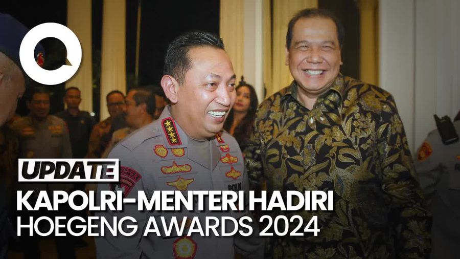 Kapolri-Panglima TNI hingga Menteri Hadiri Penganugerahan Hoegeng Awards 2024