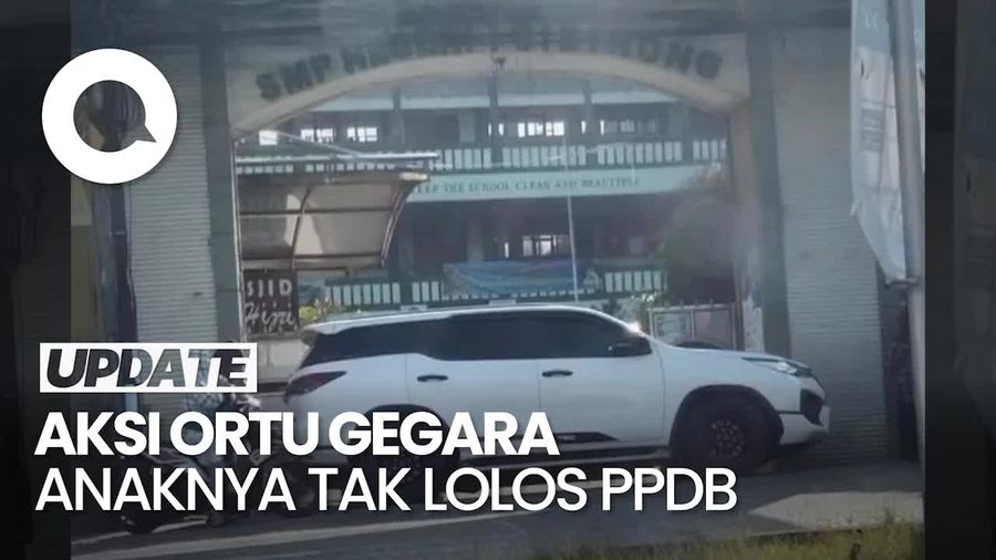 Anaknya Tak Lolos PPDB, Ortu di Cibinong Blokir Sekolah Pakai Fortuner