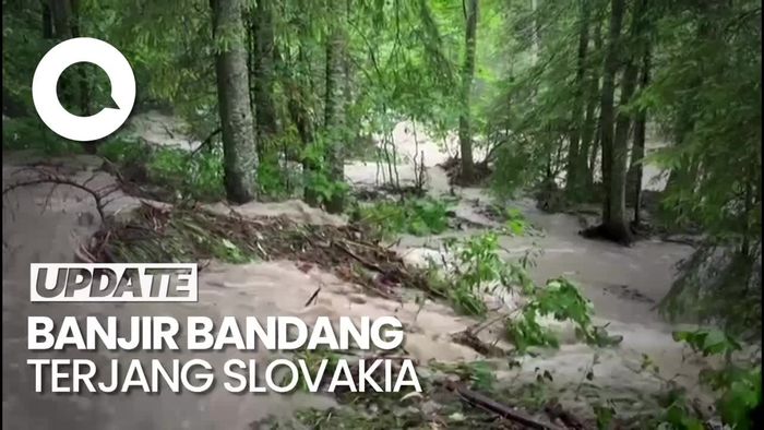 Banjir Bandang Terjang Pegunungan Slovakia, 2 Orang Tewas-4 Terluka
