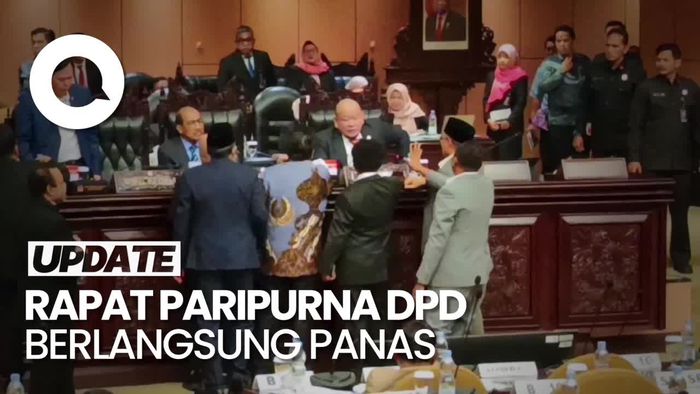 Momen Panas Paripurna DPD, La Nyalla Dikerubungi Senator!
