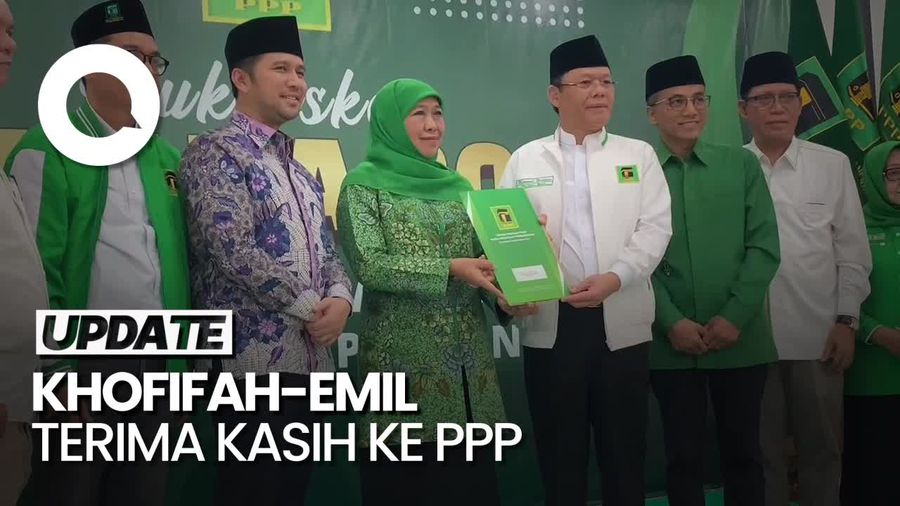 Ungkapan Terima Kasih Khofifah Kembali Didukung PPP di Pilgub Jatim
