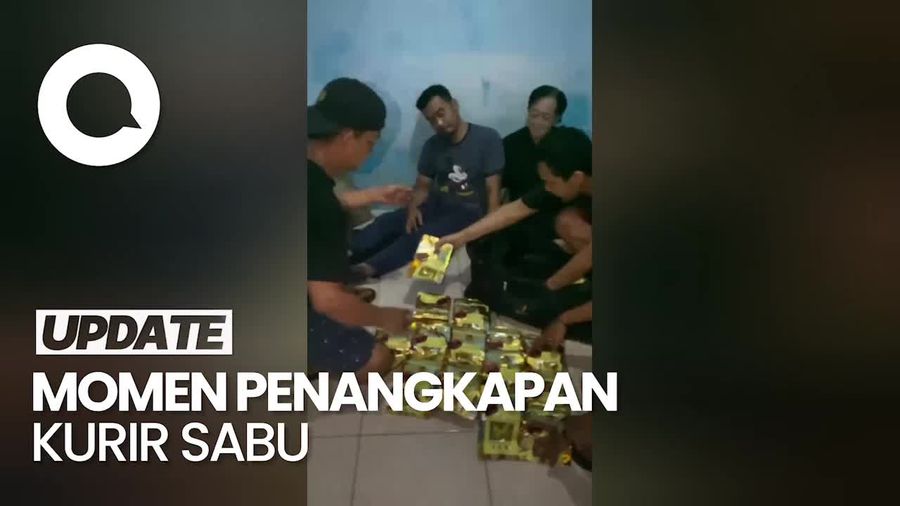 Momen Penangkapan Kurir Narkoba di Indekos Tangerang, 20 Kg Sabu Diamankan