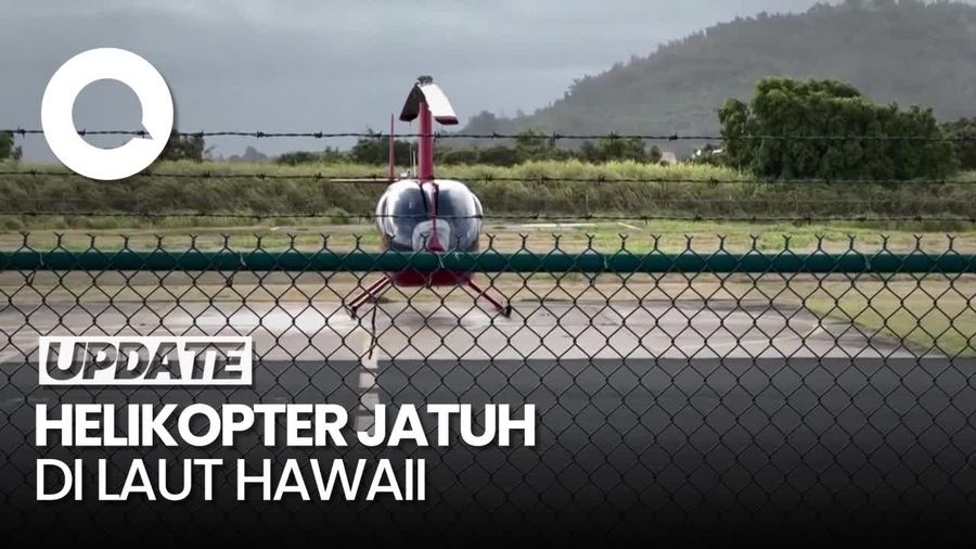 Helikopter Jatuh di Laut Lepas Hawaii, 1 Orang Tewas-2 Lainnya Hilang