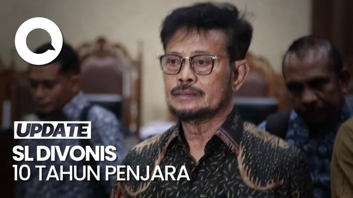 Ribut-ribut Pendukung hingga Histeris Keluarga Kala SYL Divonis 10 Tahun Penjara