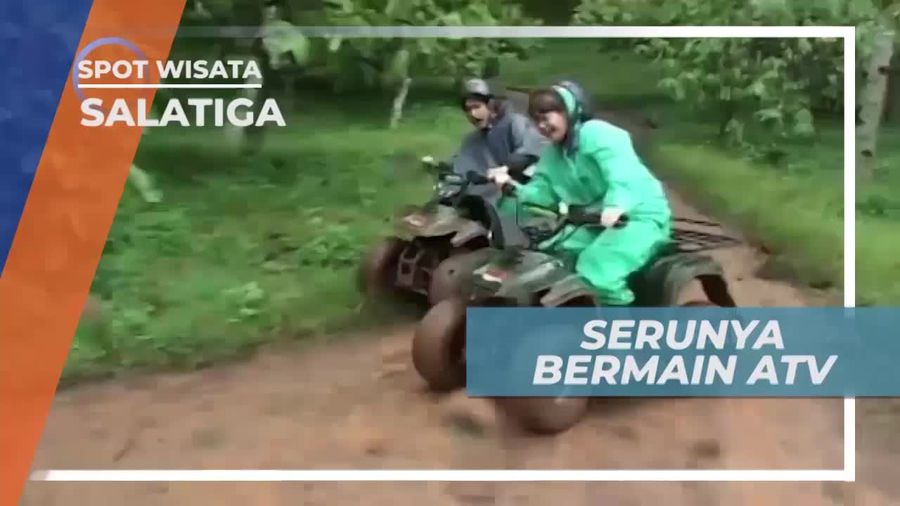 Menerjang Hujan Bermain ATV di Salatiga